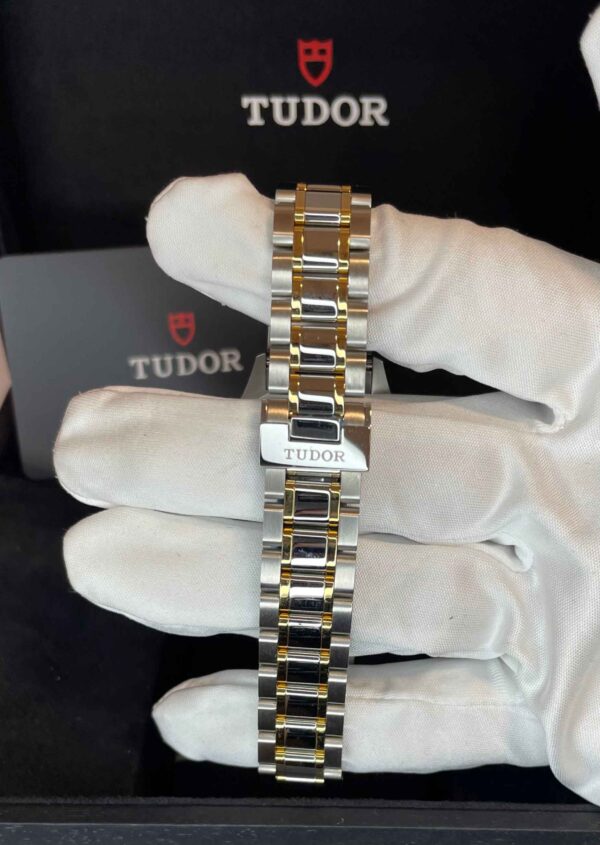 TUDOR Style 38 mm Steel Case Steel and Gold Bezel M12503-0004
